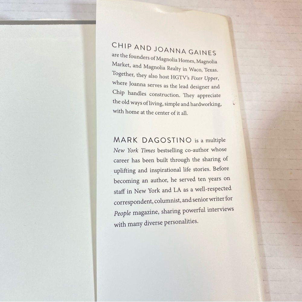 The Magnolia Story by Chip and Joanna Gaines with Mark Dagostino Book - Picture 4 of 6